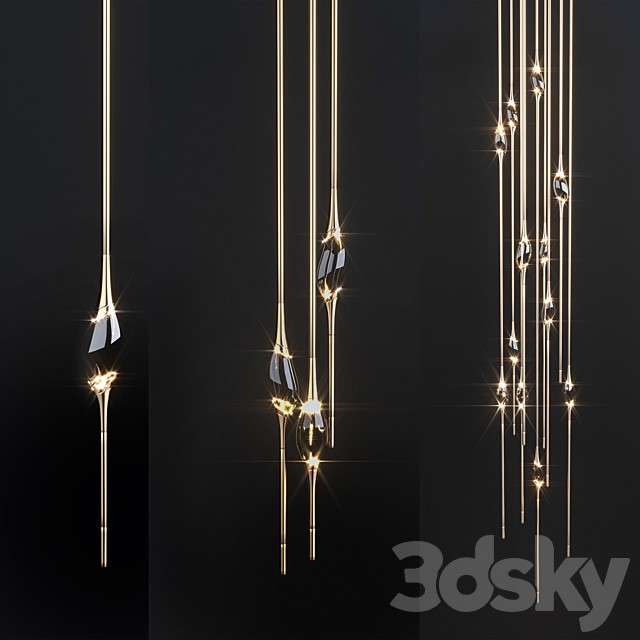 Lamps IL PEZZO Round chandelier