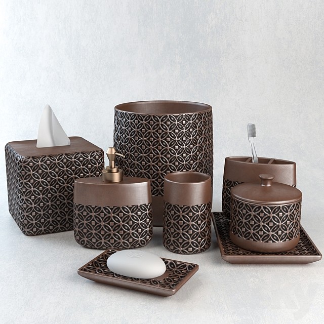 Set of bathroom accessories "Islandia"