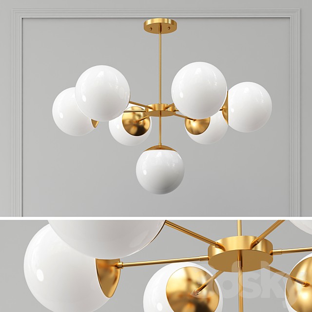 Copper Light Chandelier 7