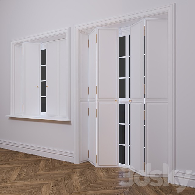 Set of classic windows