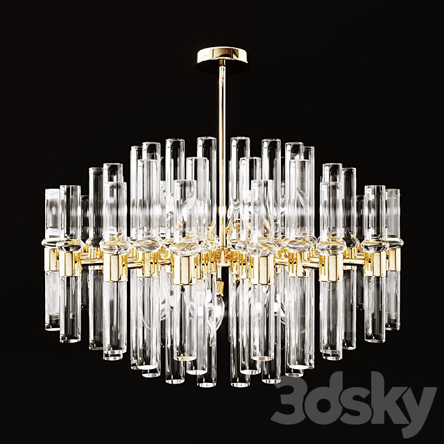 Crystal Tubules Pendant Lamp