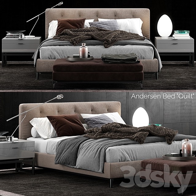 Minotti Andersen Bed Quilt