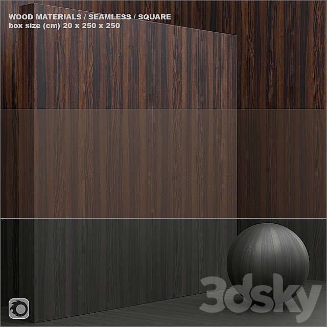 Material wood / veneer (seamless) - set 37