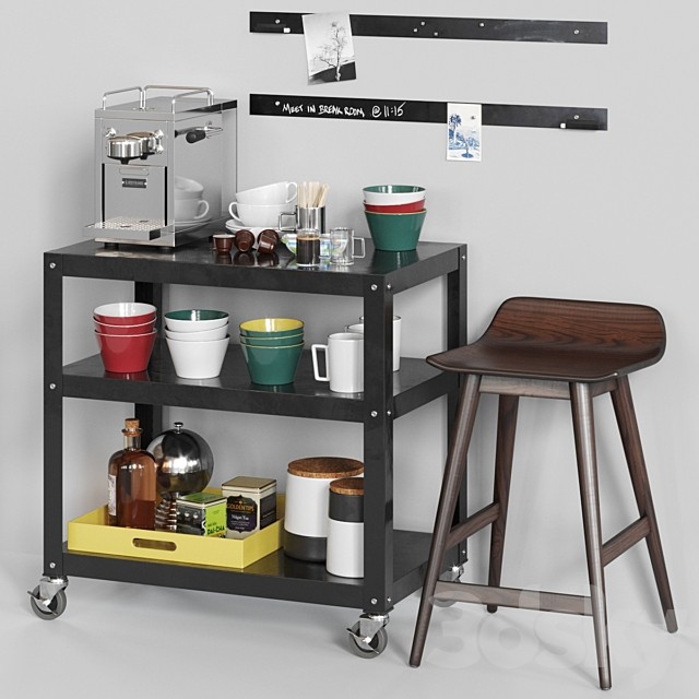 CB2 Exclusive rolling cart
