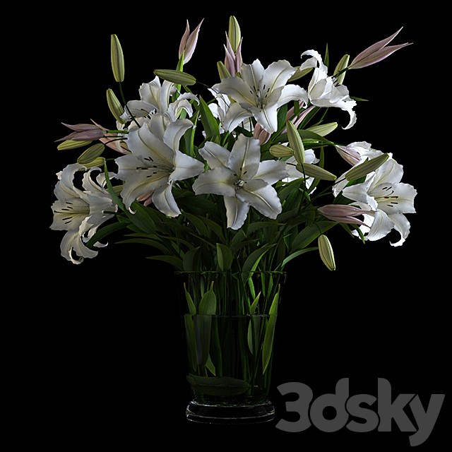 Lilies in a Vase