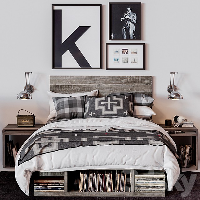 RH EMMETT STORAGE BED