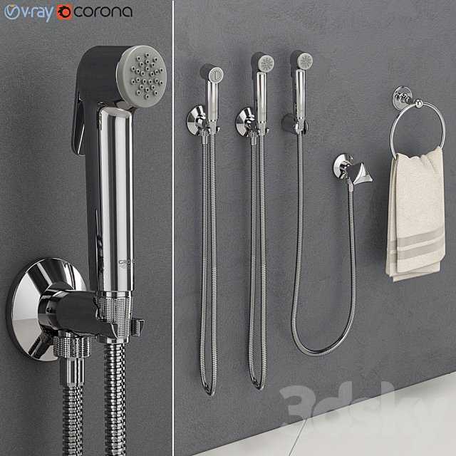 GROHE Tempesta-F Hygienic Shower Head Trigger Spray 30, Sena Trigger Spray 35