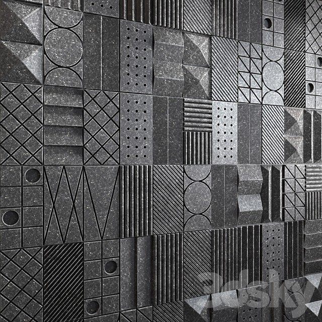 Lithea Maioliche di pietra 3d wall tiles