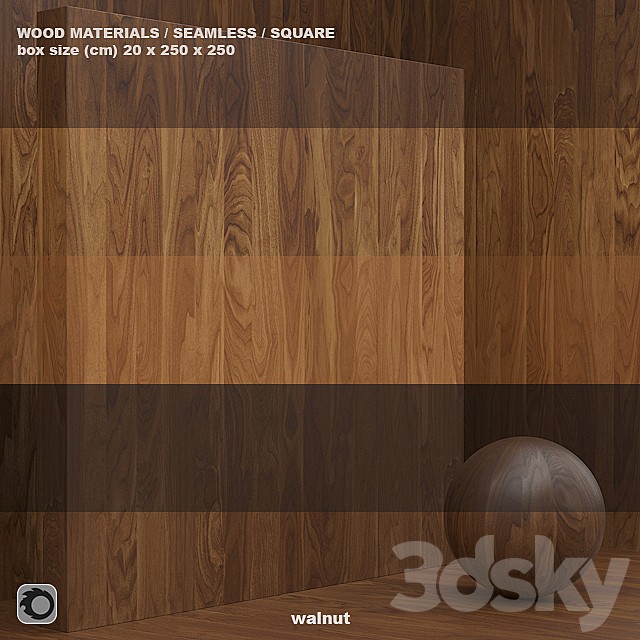 Material wood / veneer (seamless) - set 46