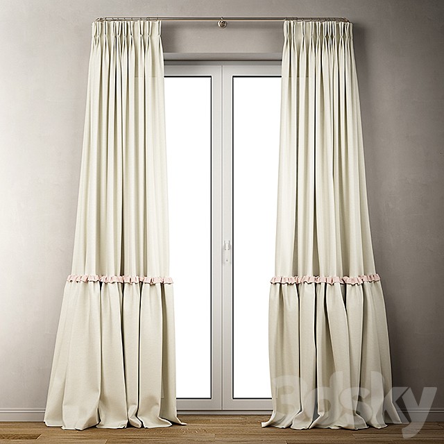 Sotton Draped Curtains With Ruffles Pyshnye Shtory S Riushami 1
