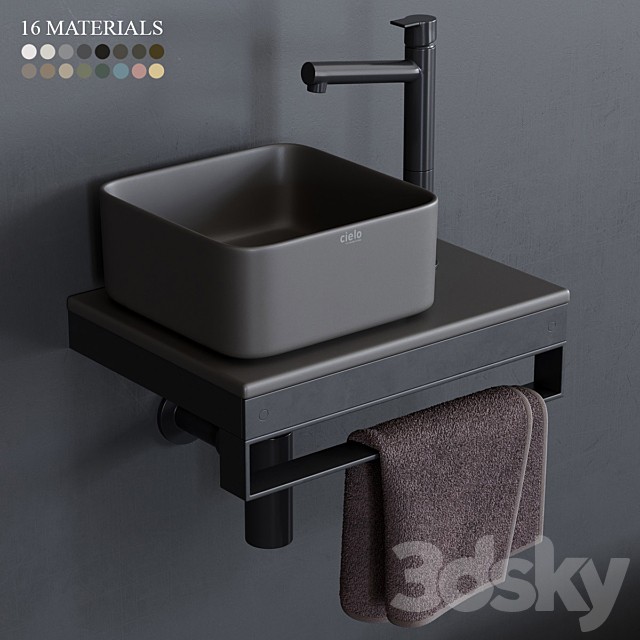 Ceramica Cielo Shui Comfort art. Milaq Square Washbasin