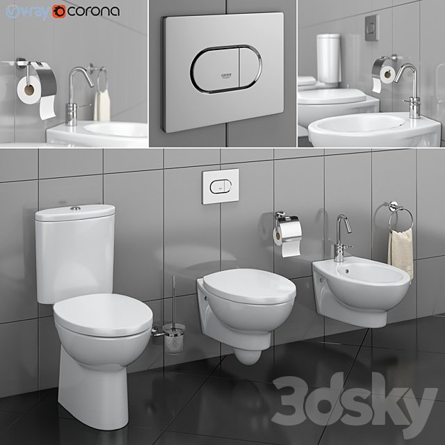 WC and bidet Hatria | Erika Pro