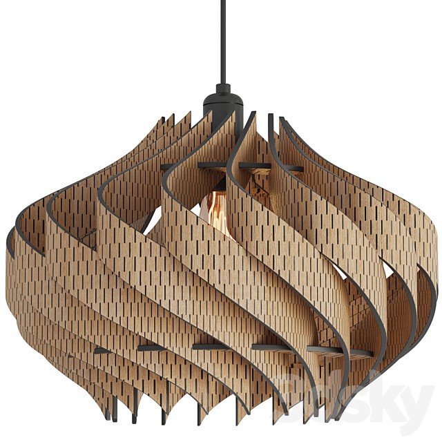 Natural Oak Lamp