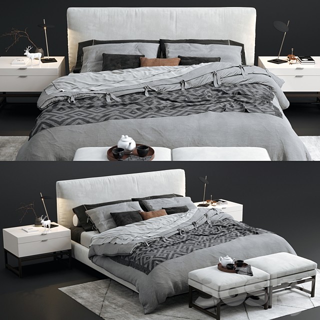 Minotti Andersen bed