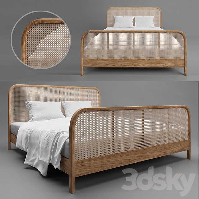 Rattan Bed