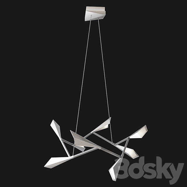 Quill LED Chandelier By Hubbardton Forge