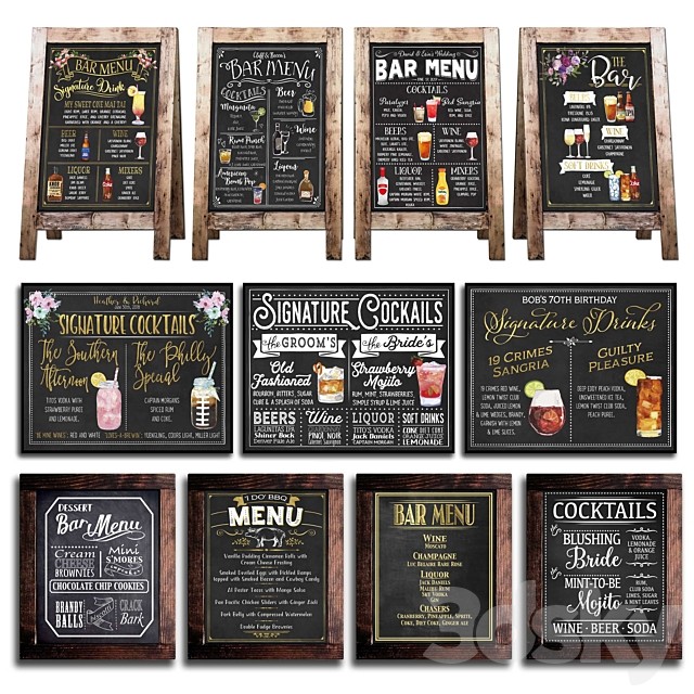 Chalkboard for cafe 2