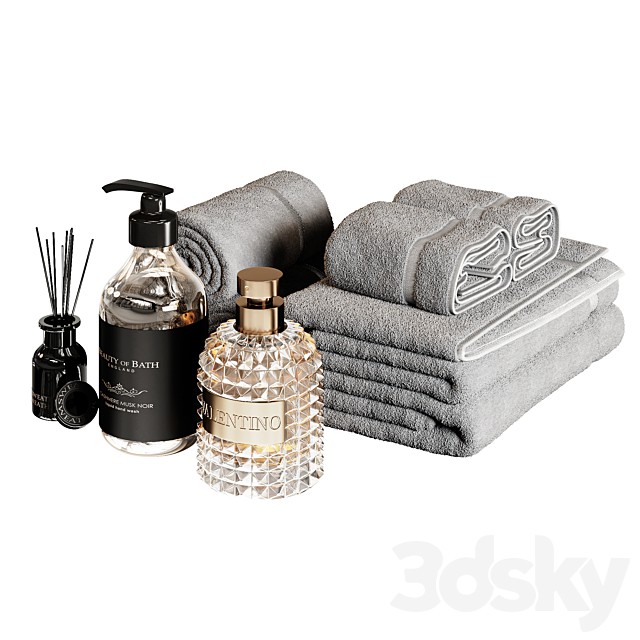 Bathroom accessories set 01