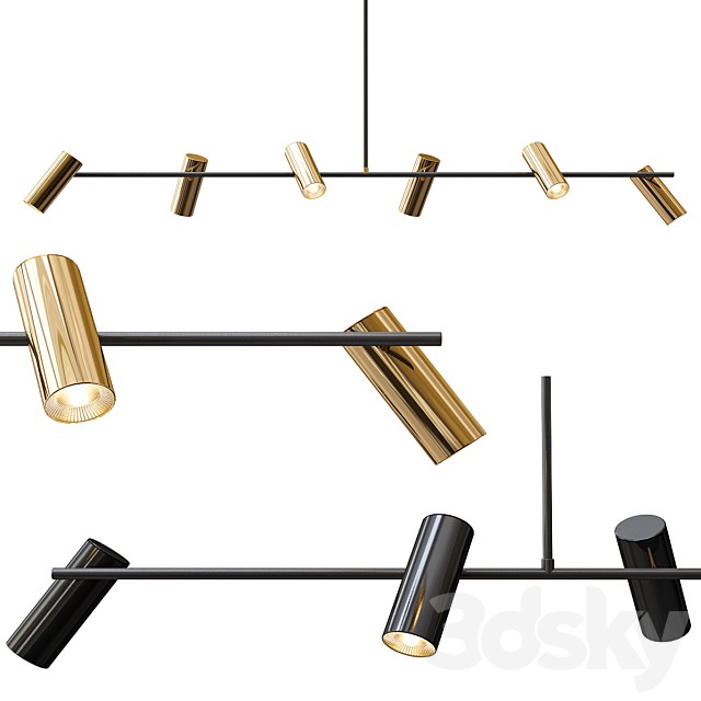 Obie Diner Pendant 6 Light