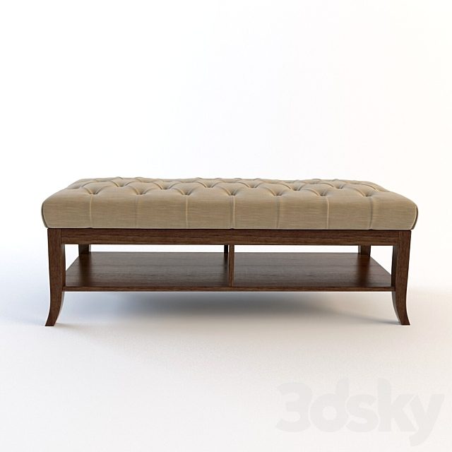 Stanley furniture / Hudson street bed end bench