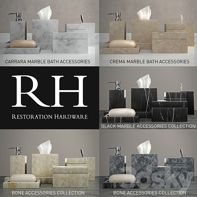Sets for bathrooms Restoration Hardware