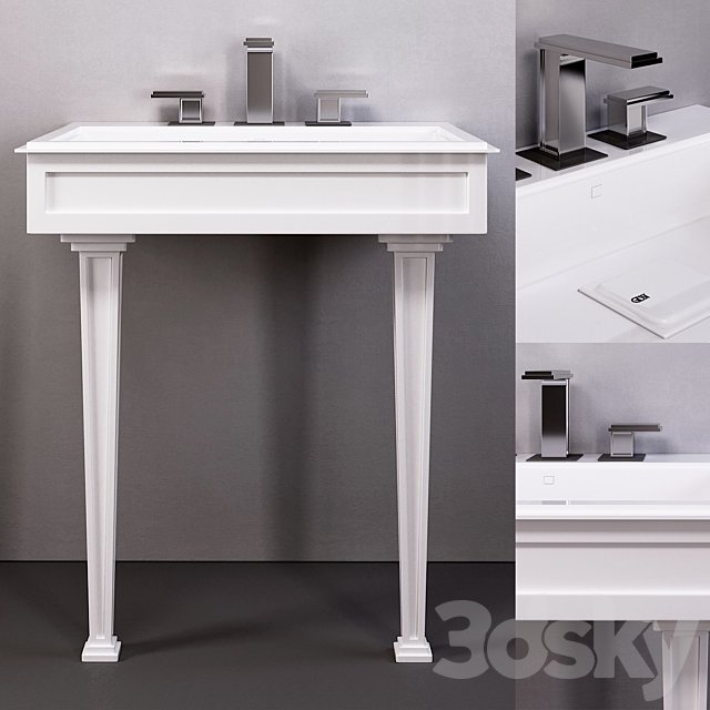 Eleganza 70 Console Basin by Gessi