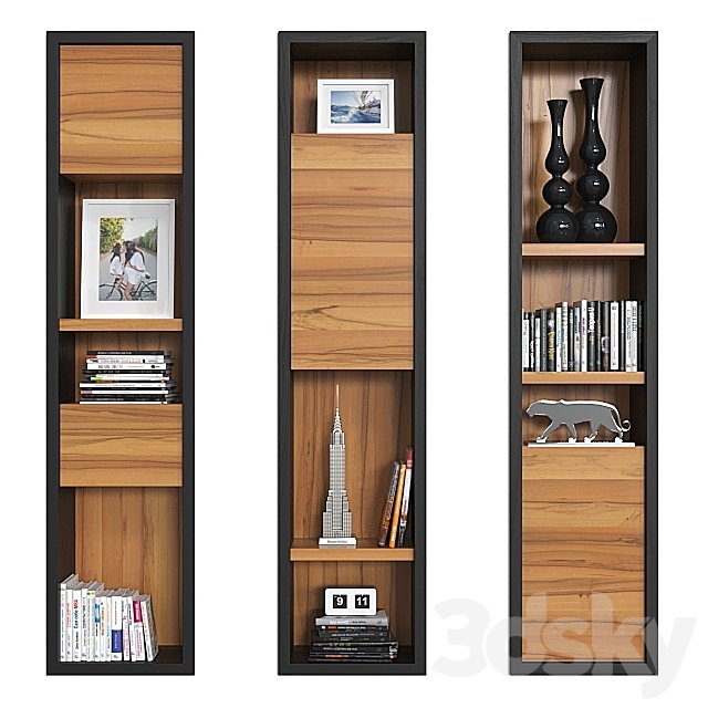 Shelves with decor 6.