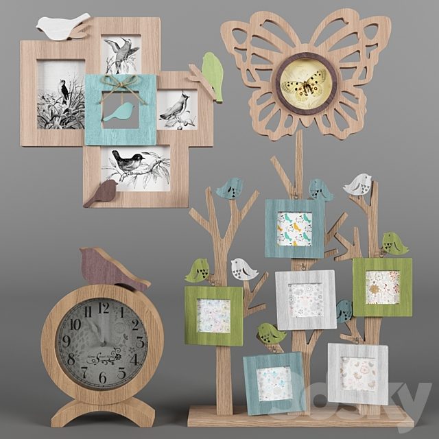 Photo frames and watch birds h. 2