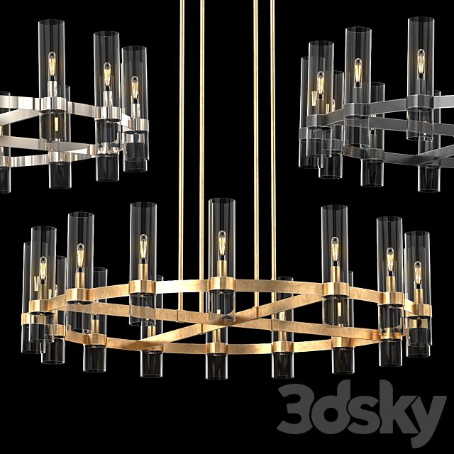 RAVELLE ROUND CHANDELIER 48