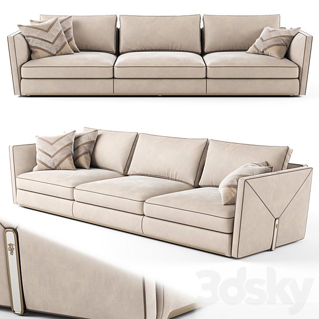 Visionnaire Bastian 3 seater sofa 02