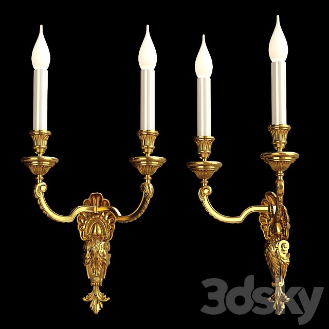 Antique French Wall Lamp