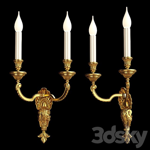 Antique French Wall Lamp