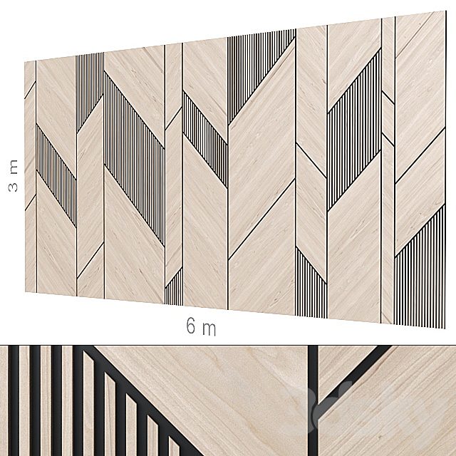 Decorative wall 184.