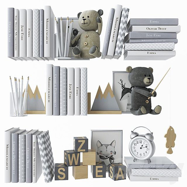Decorative set in the nursery 6