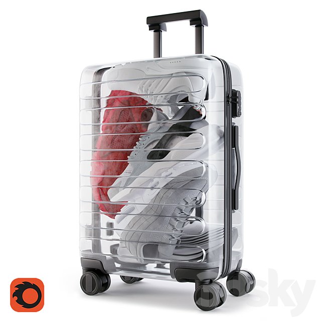 Xiaomi 90 Points Supreme Transparent Suitcase