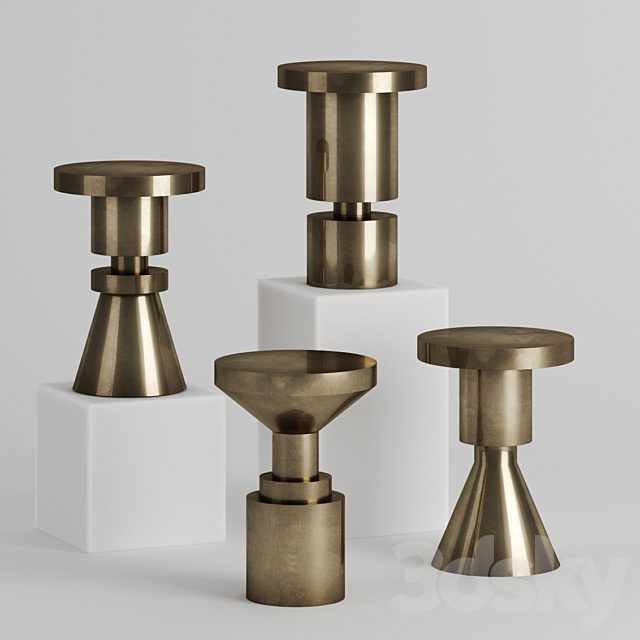 Chess Piece Stools By Anna Karlin