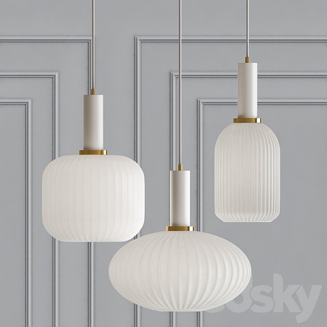 Ferm Living chinese lantern White