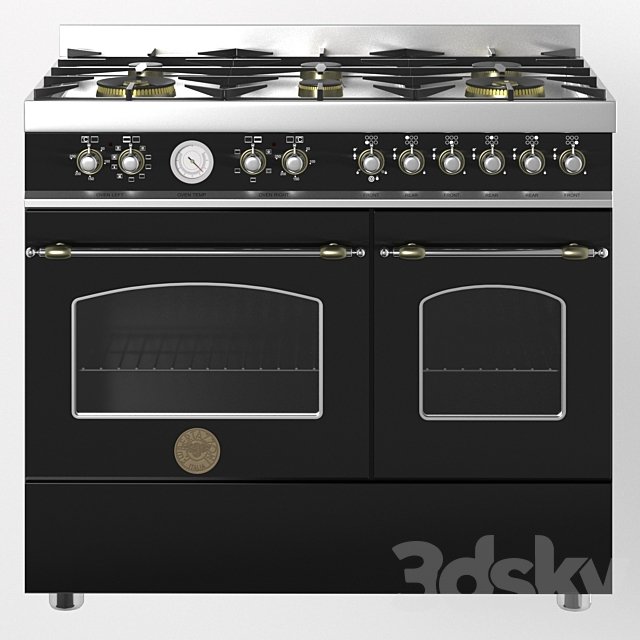 Gas stove Heritage-her100-6-mfe-d-bertazzoni