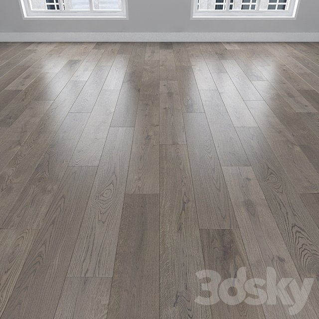 Parquet Oak, 3 types: herringbone, linear, chevron.