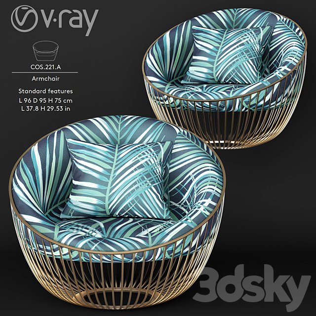 Roberto Cavalli Cosmopolitan Tropical Armchair