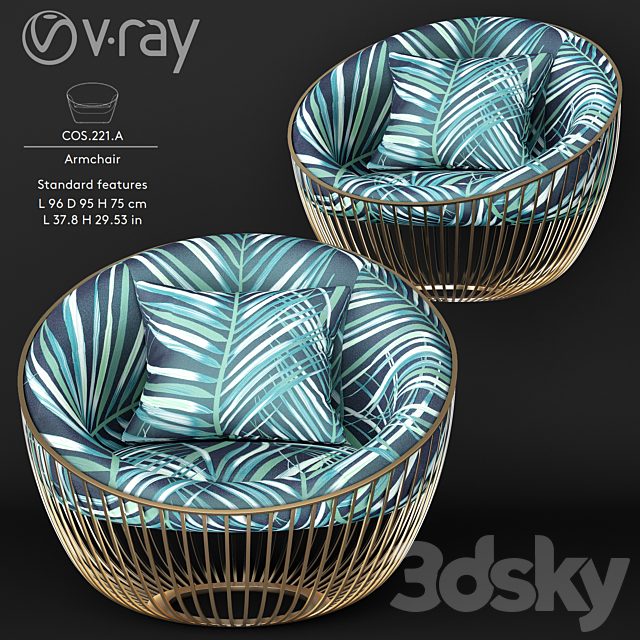 Roberto Cavalli Cosmopolitan Tropical Armchair
