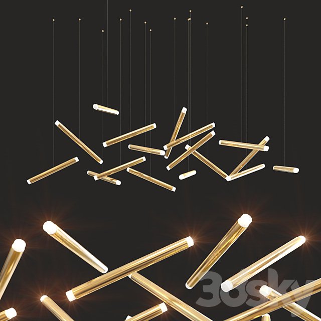Dutti D0068 Gold Chandelier