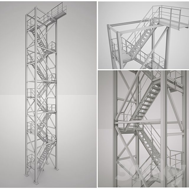 Fire ladder h = 24 m