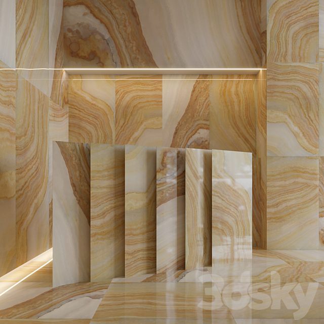 Stone Slab Yellow Onix