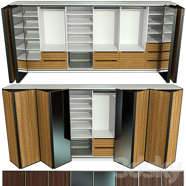 Wardrobe, wardrobe, folding doors