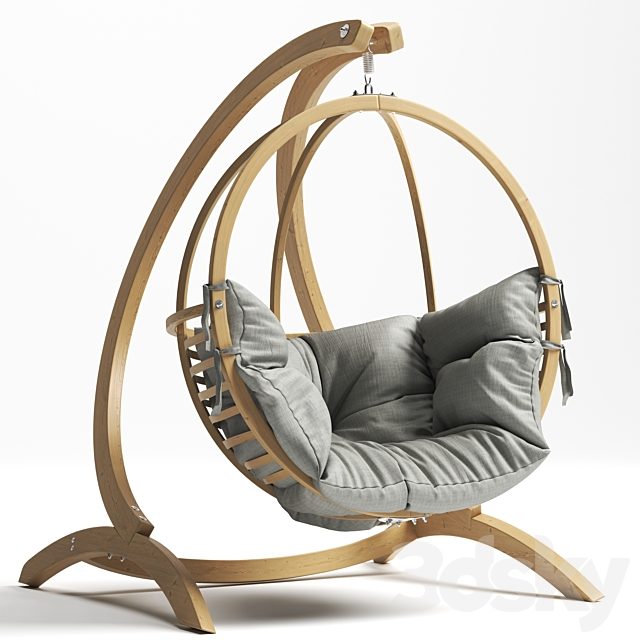 Globo One-single Wooden Chair Swinging