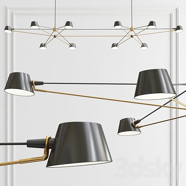 DOUBLE PIVOT CHANDELIER