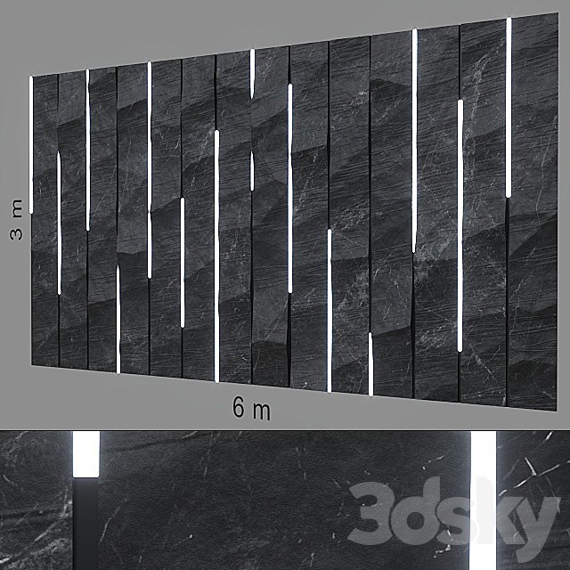Decorative wall 223.