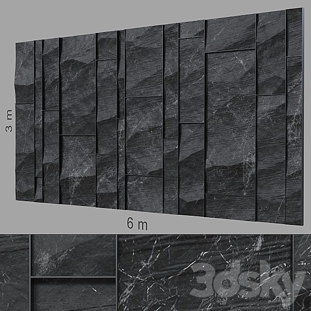 Decorative wall 225.