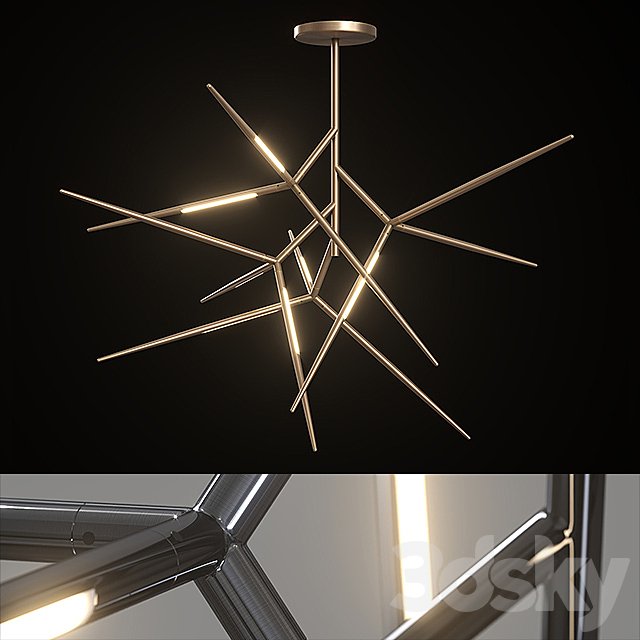 Chandelier Venicem Spear chandelier (3 materials).
